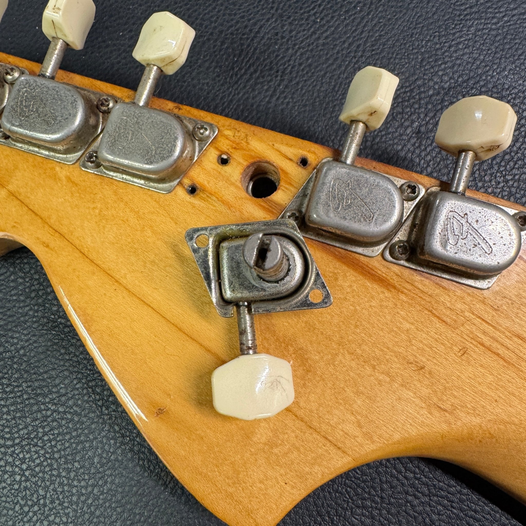 Vintage 1973 Fender Mustang – Competition Red Offset Classic - Mahar's Vintage Guitars