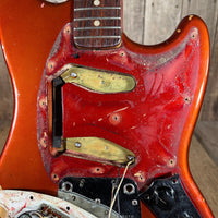 Vintage 1973 Fender Mustang – Competition Red Offset Classic - Mahar's Vintage Guitars