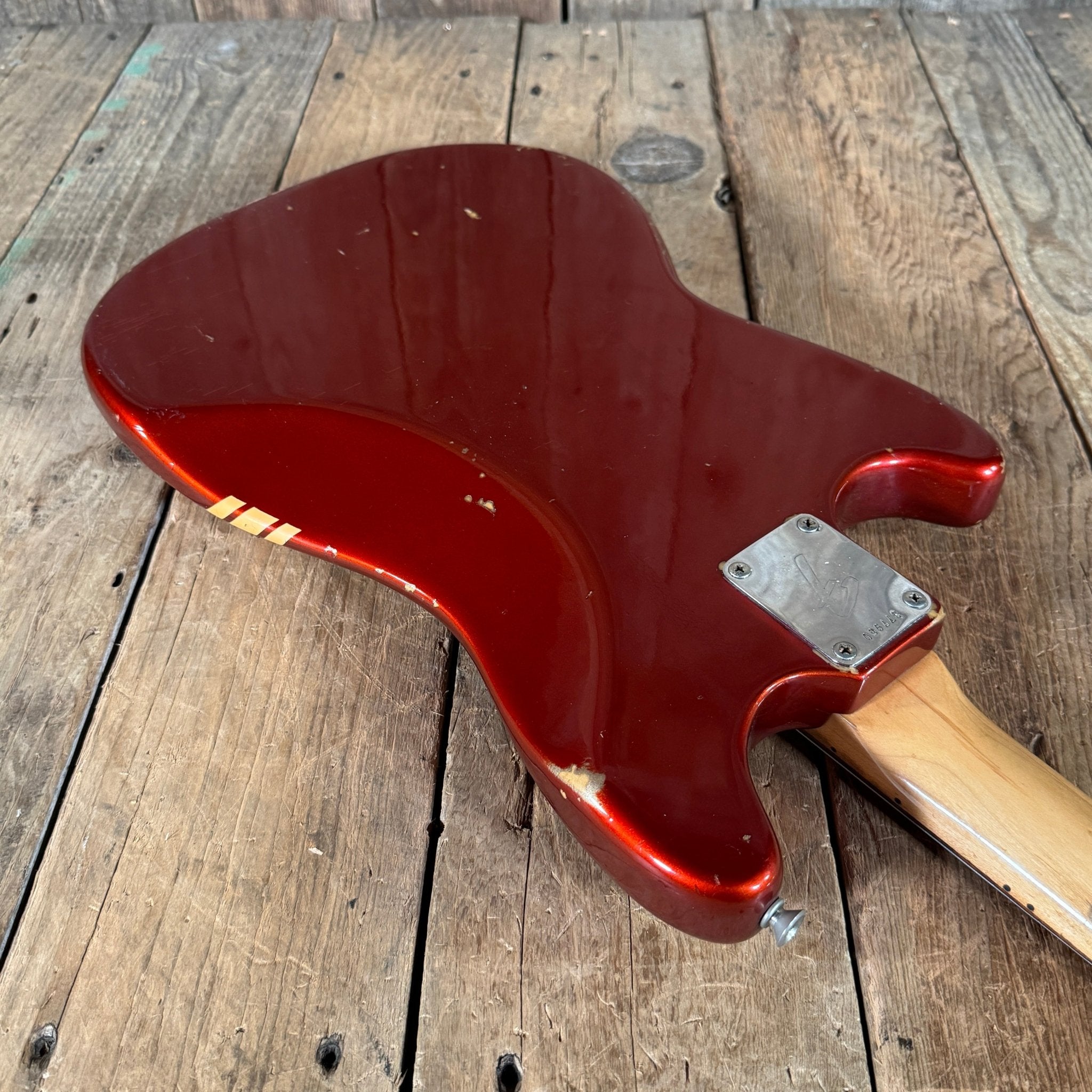 Vintage 1973 Fender Mustang – Competition Red Offset Classic - Mahar's Vintage Guitars