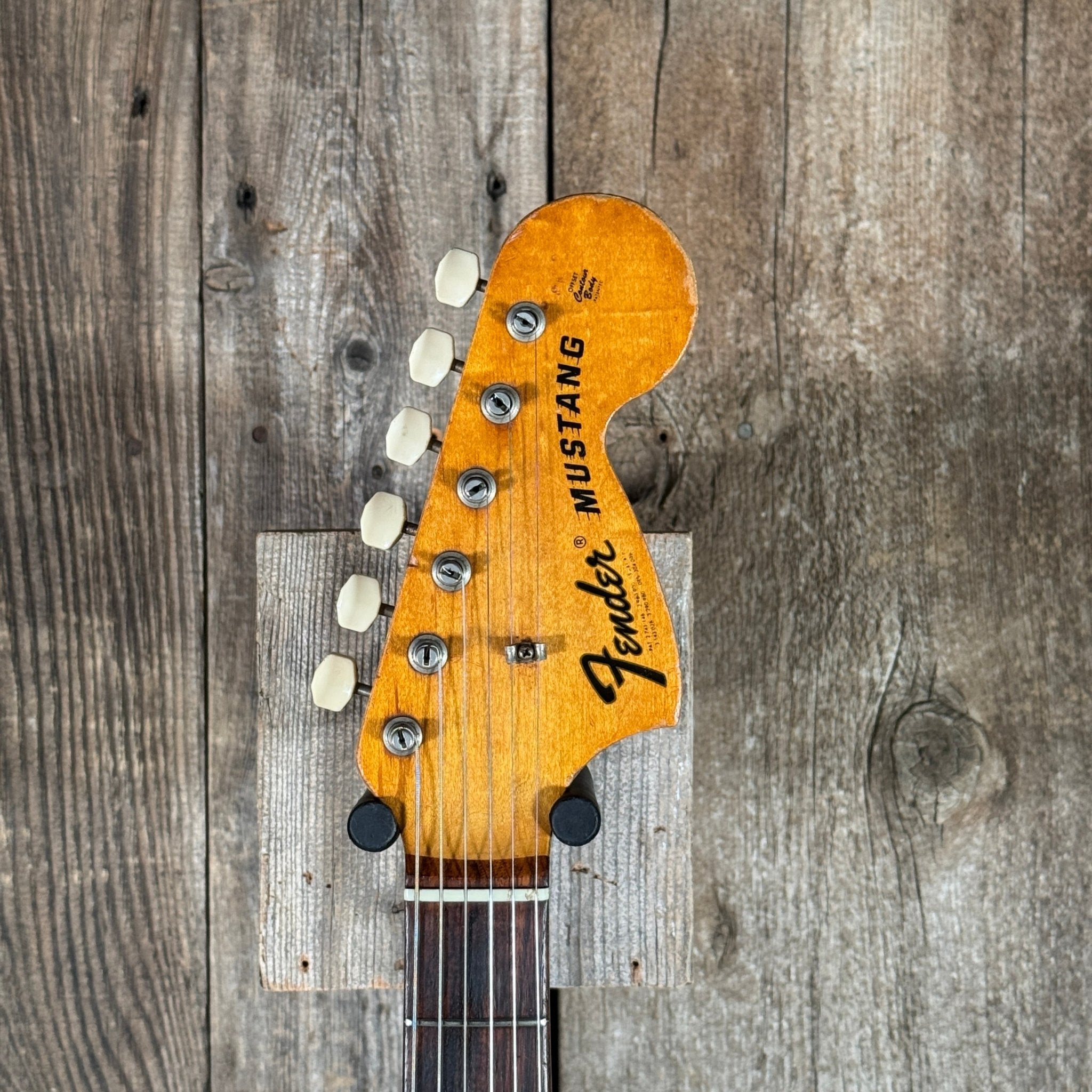 Vintage 1973 Fender Mustang – Competition Red Offset Classic - Mahar's Vintage Guitars