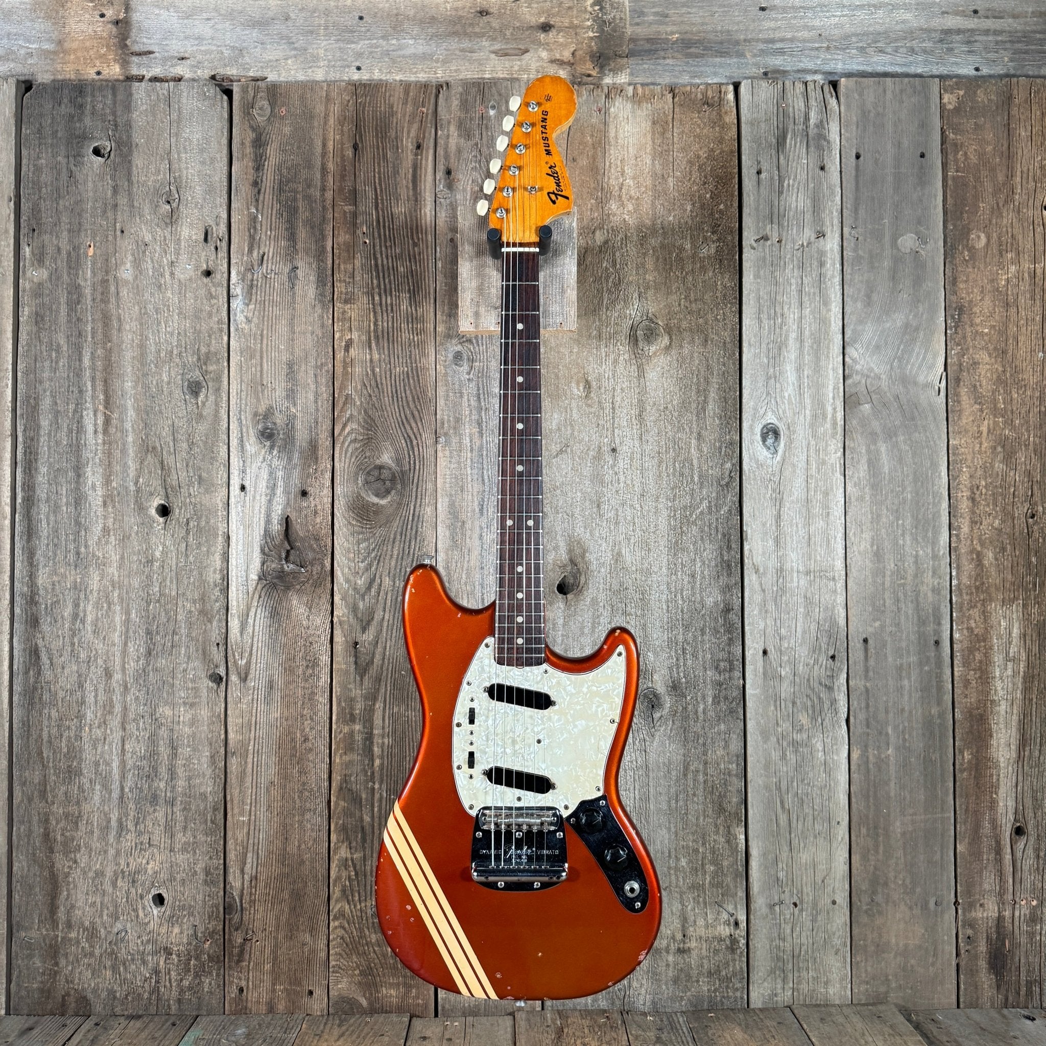 Vintage 1973 Fender Mustang – Competition Red Offset Classic - Mahar's Vintage Guitars