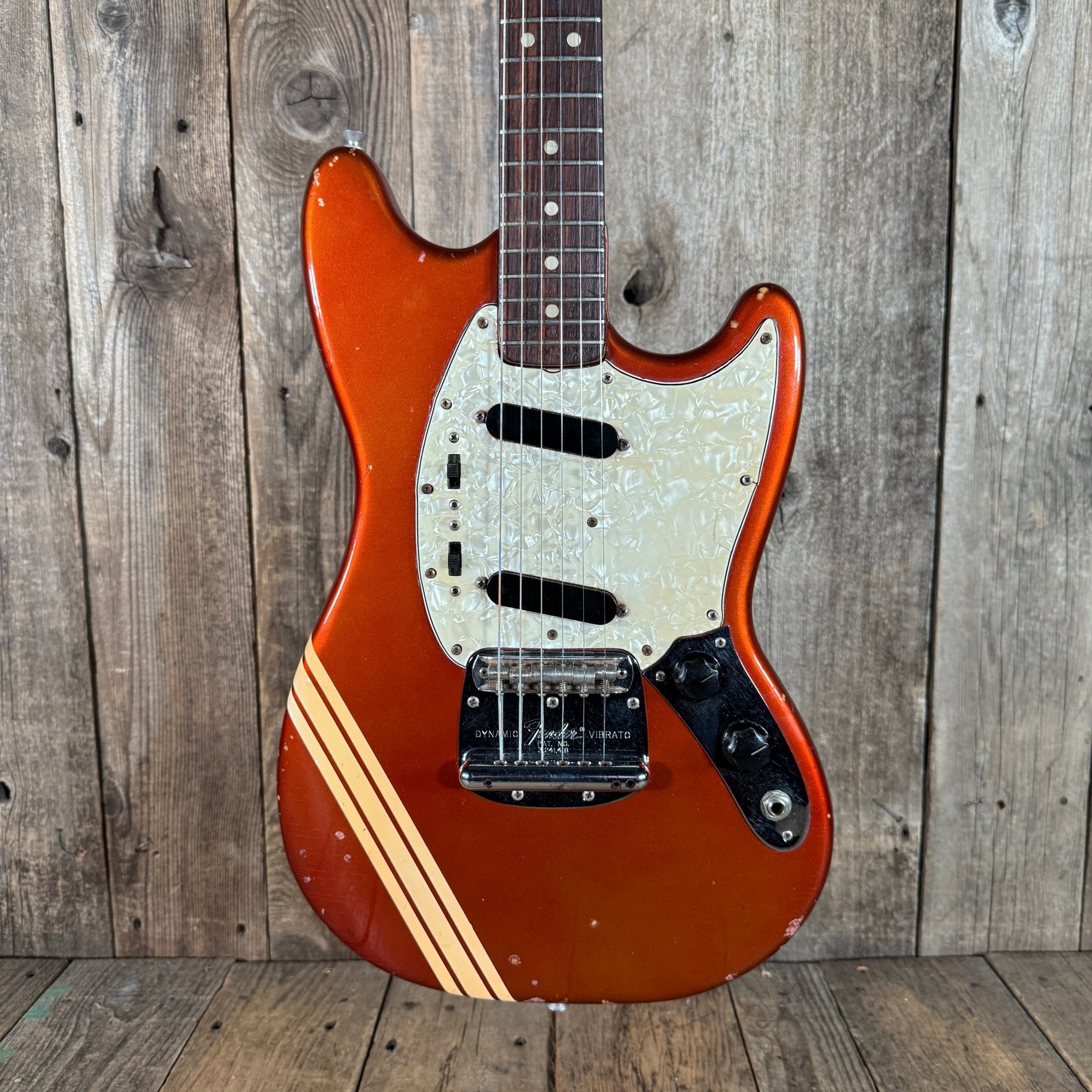Vintage 1973 Fender Mustang – Competition Red Offset Classic - Mahar's Vintage Guitars