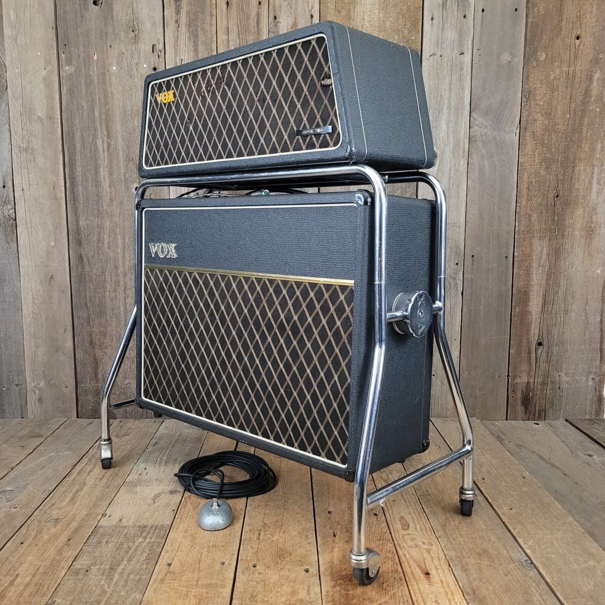 Vox 1965 JMI Super Twin AC30 Piggyback – Rare Vintage British Tube Amp Head & Cabinet - Mahar's Vintage Guitars