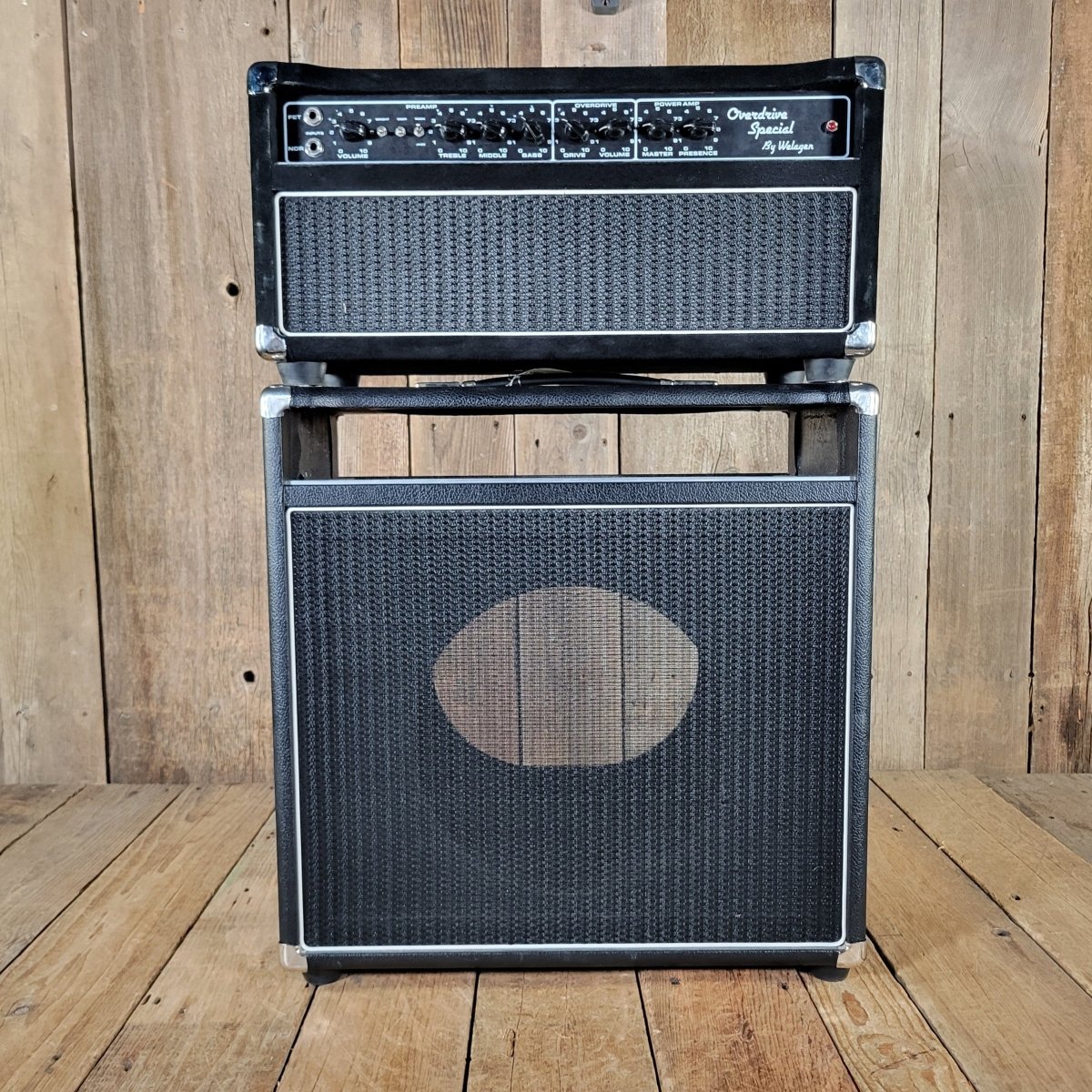 Welagen Overdrive Special Head with Empty Combo Cabinet 2017 - Mahar's Vintage Guitars