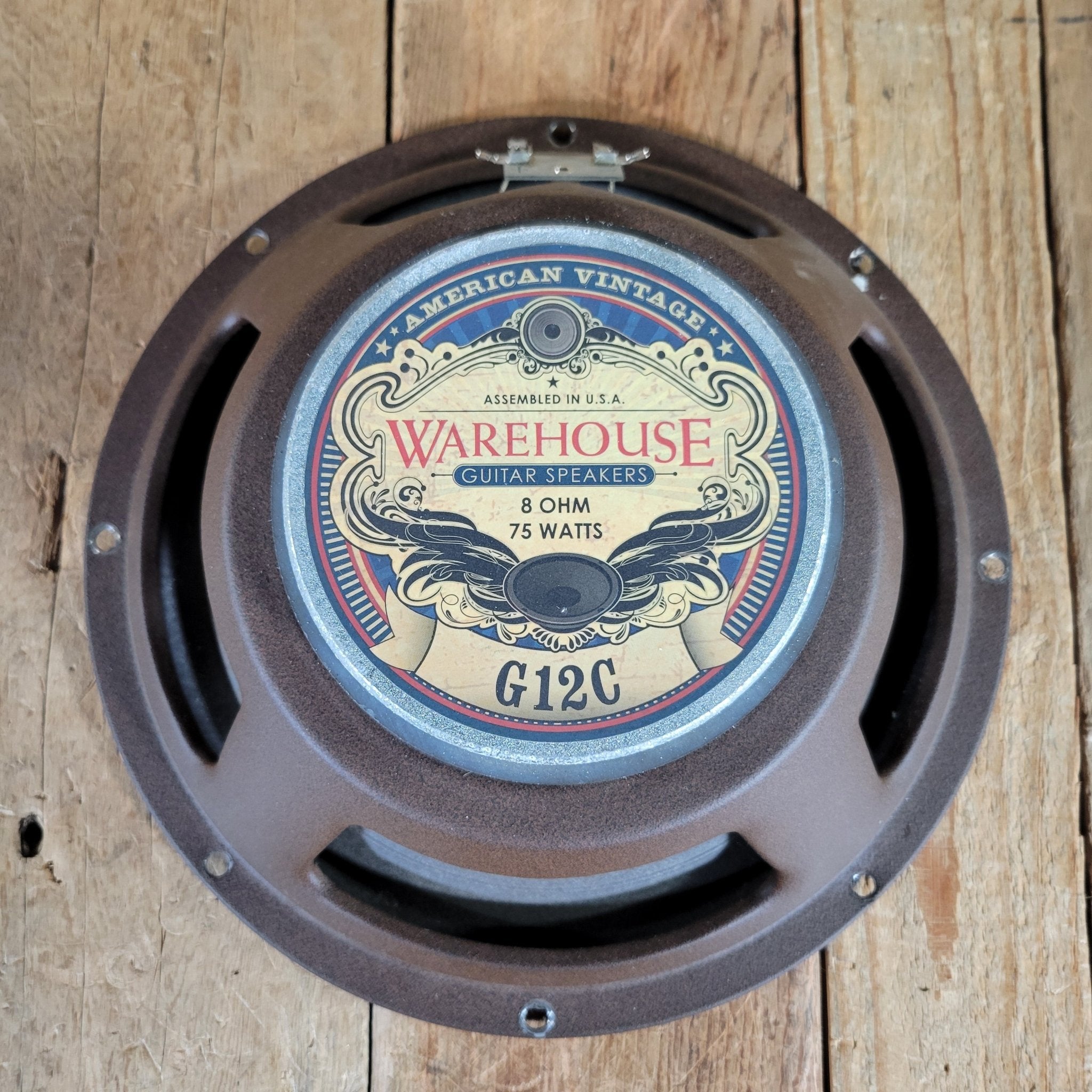WGS G12C 12" Guitar Speaker – 75 Watt, 8 Ohm, American Vintage Tone - Mahar's Vintage Guitars
