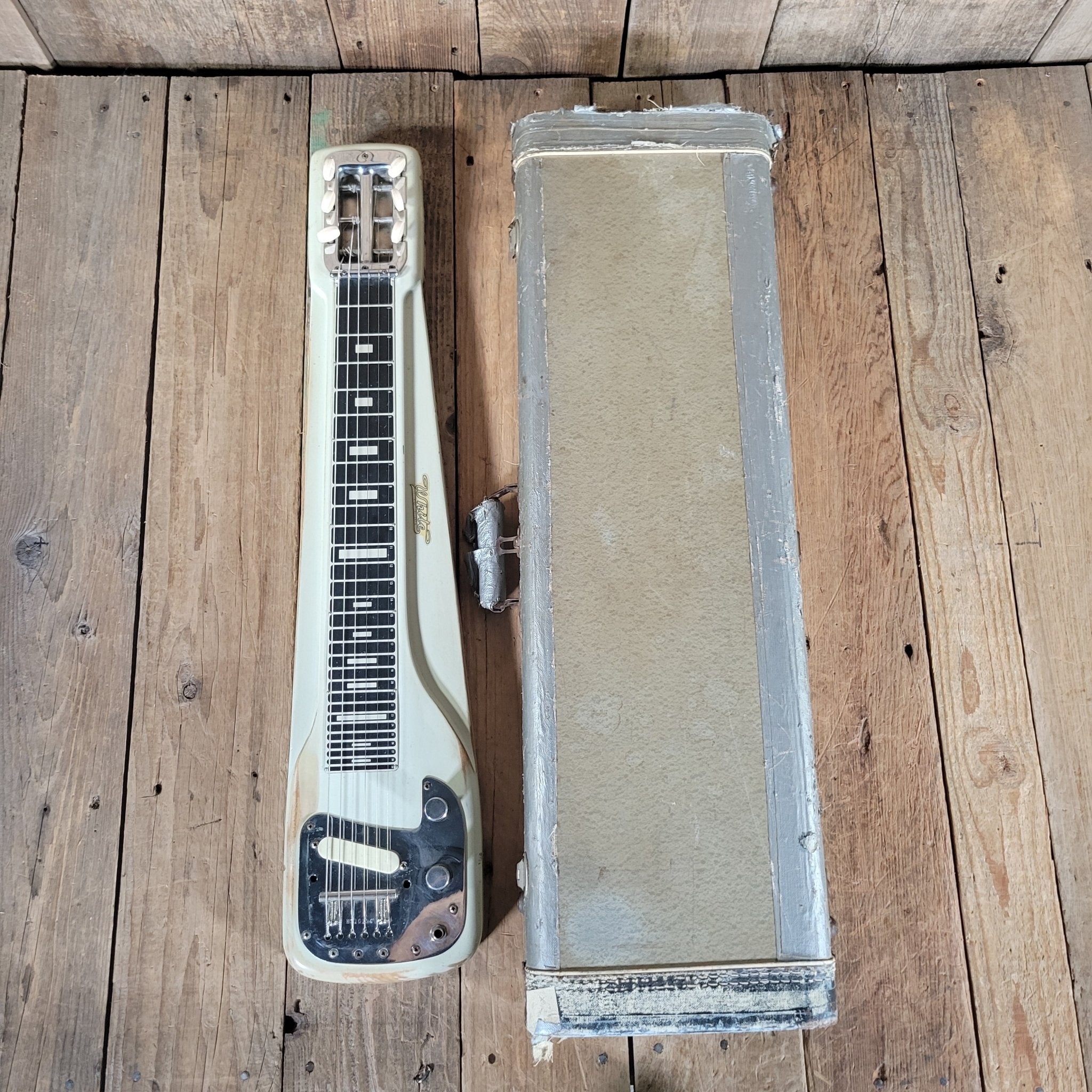 White by Fender Studio Deluxe Lap & Table Steel Guitar 1954 – Vintage Fender - Made Steel with Classic Tone - Mahar's Vintage Guitars