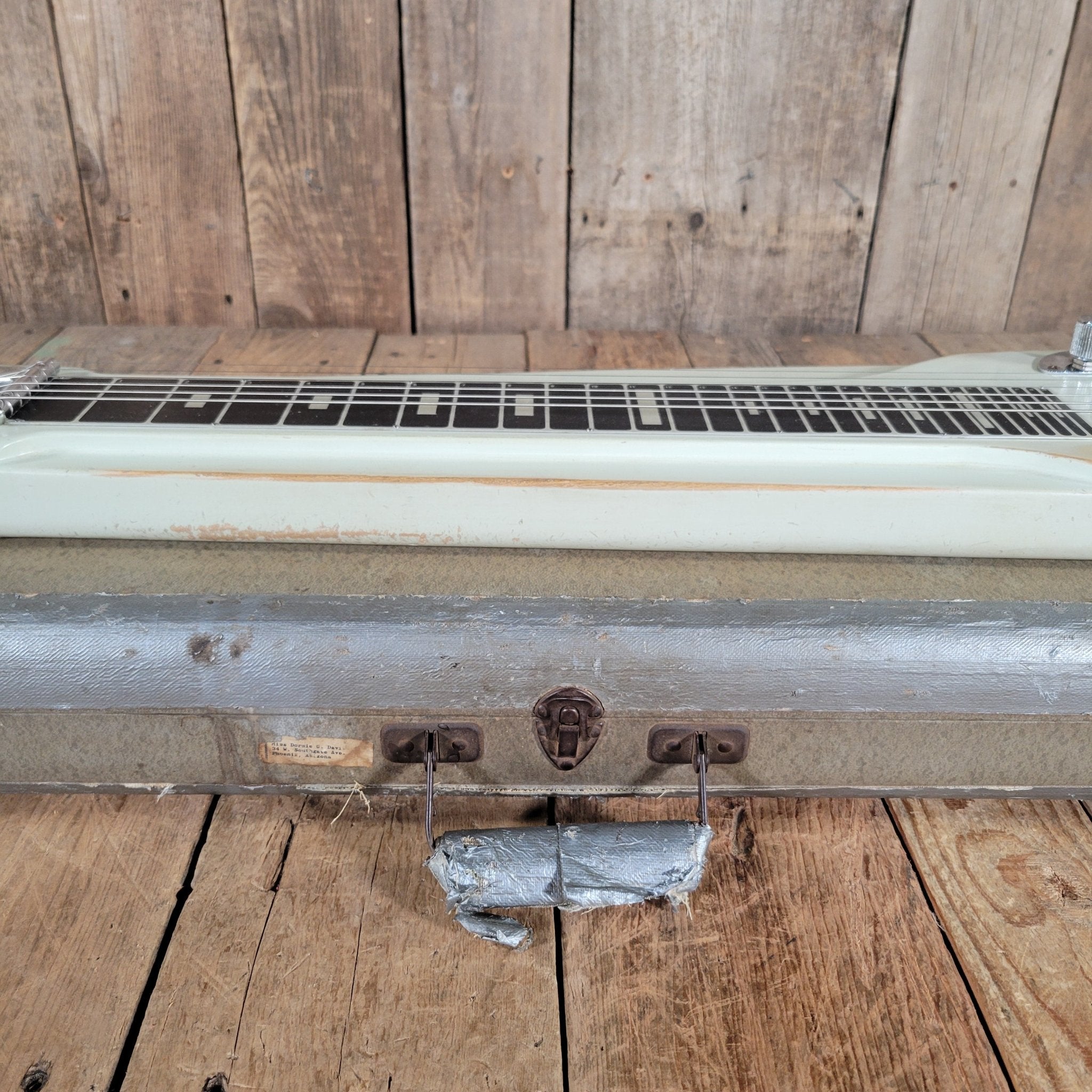 White by Fender Studio Deluxe Lap & Table Steel Guitar 1954 – Vintage Fender - Made Steel with Classic Tone - Mahar's Vintage Guitars