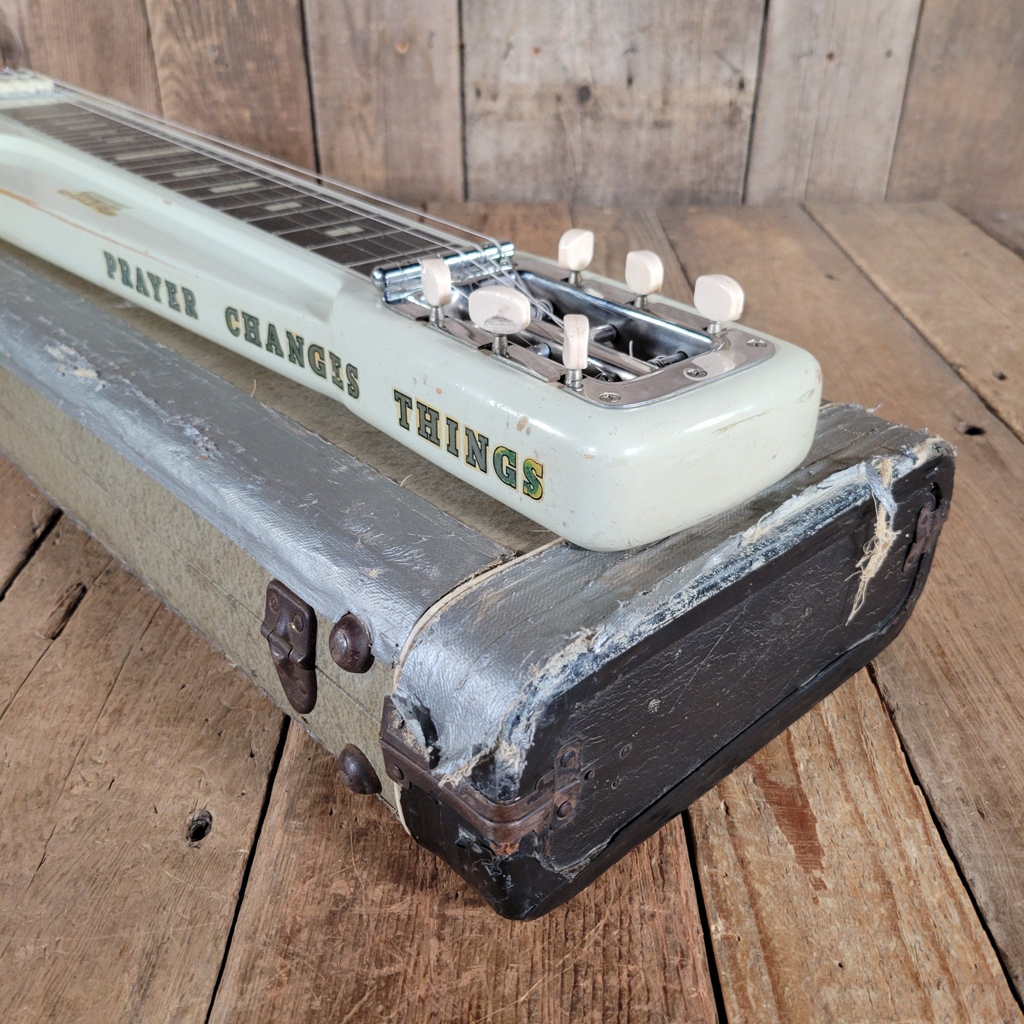 White by Fender Studio Deluxe Lap & Table Steel Guitar 1954 – Vintage Fender - Made Steel with Classic Tone - Mahar's Vintage Guitars