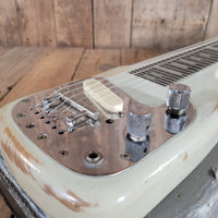 White by Fender Studio Deluxe Lap & Table Steel Guitar 1954 – Vintage Fender - Made Steel with Classic Tone - Mahar's Vintage Guitars