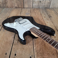 Yamaha EG112 HSS Strat Style Electric Guitar – Black Finish - Mahar's Vintage Guitars