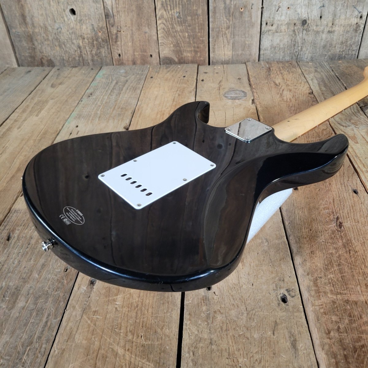 Yamaha EG112 HSS Strat Style Electric Guitar – Black Finish - Mahar's Vintage Guitars