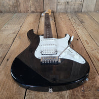 Yamaha EG112 HSS Strat Style Electric Guitar – Black Finish - Mahar's Vintage Guitars