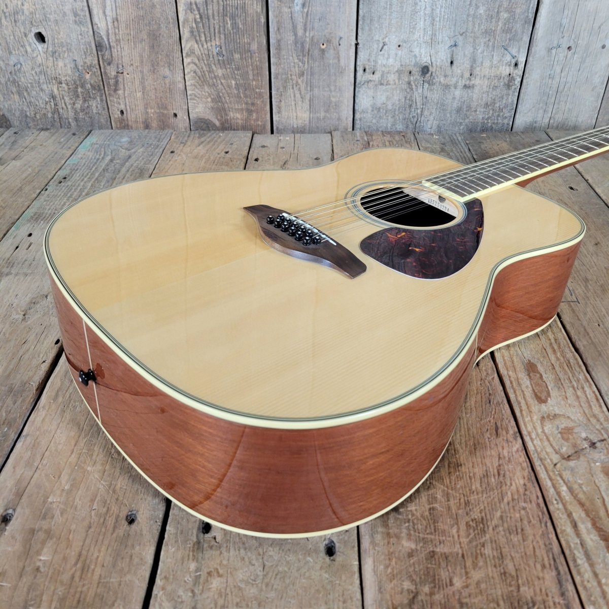 Yamaha FG720S - 12 12 - String Acoustic Guitar 2007 with Hardshell Case - Mahar's Vintage Guitars