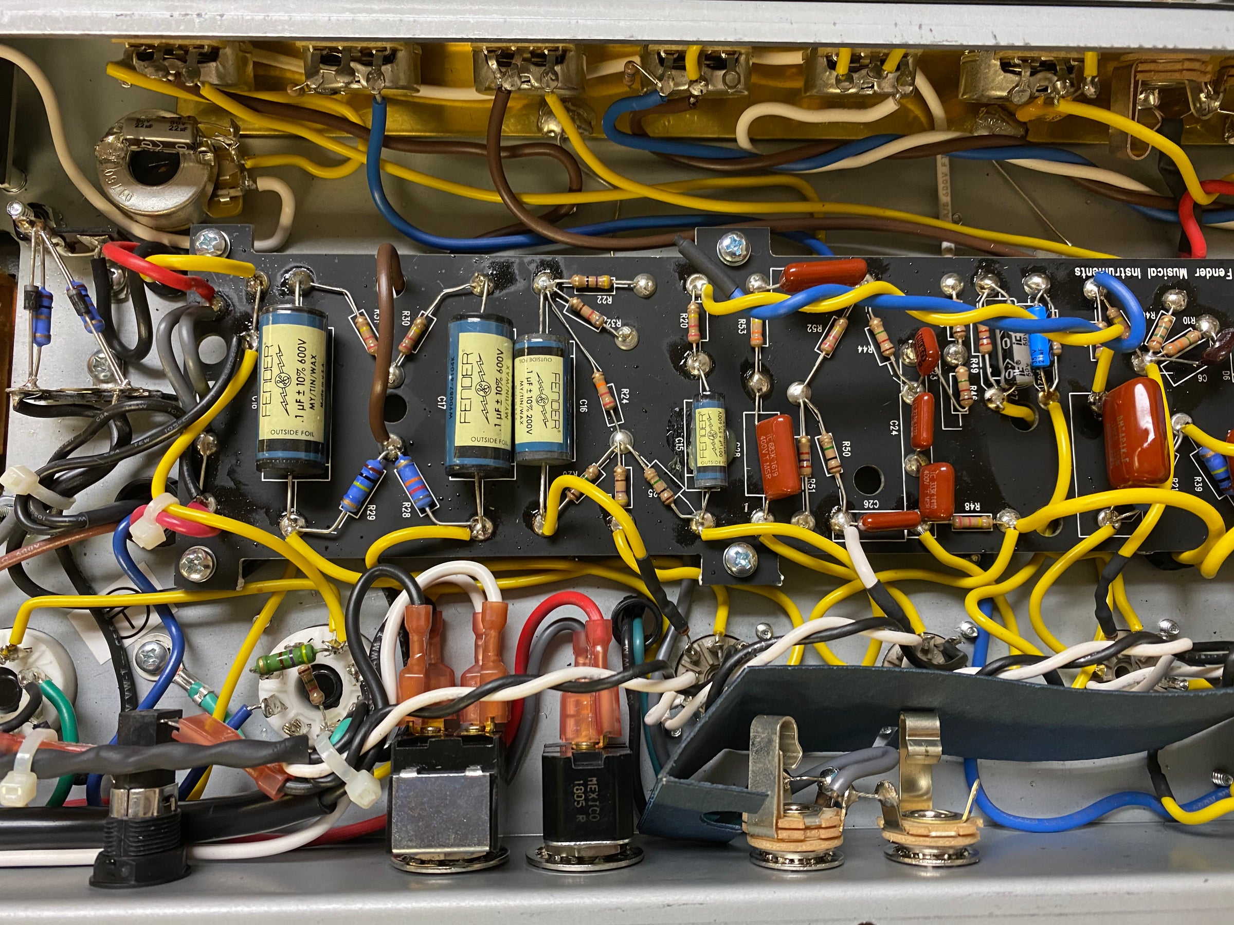 SOLD - Fender 64 Custom Deluxe Reverb guitar amplifier 2018