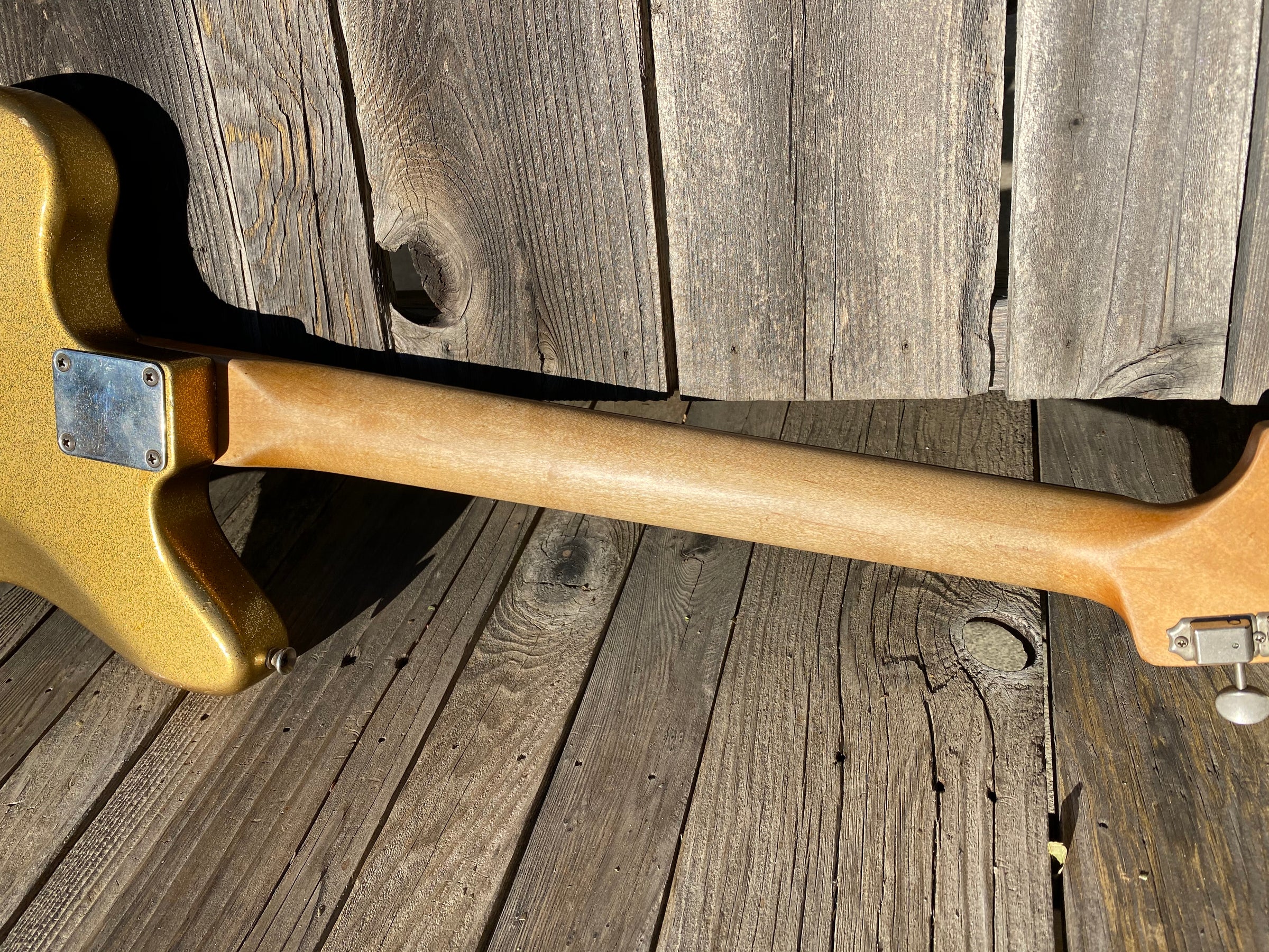 SOLD - Danocaster Offset Prototype 2020 Jazzmaster Gold Sparkle