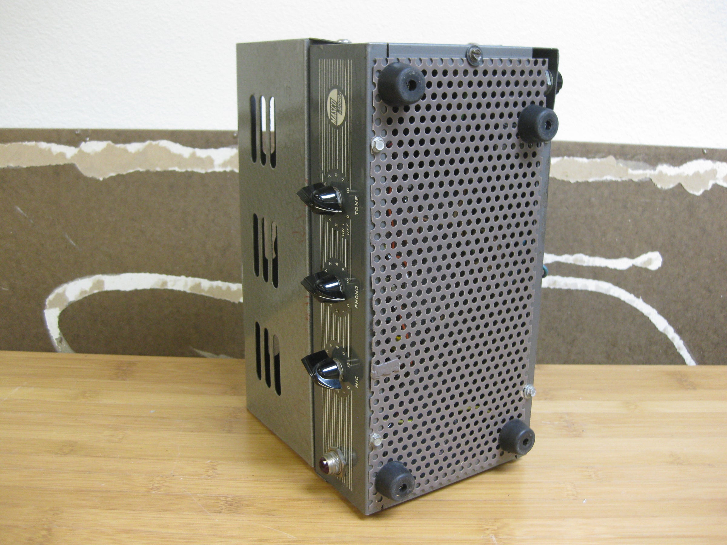 SOLD - Masco ME-18 PA Harmonica Harp Amp 1950s