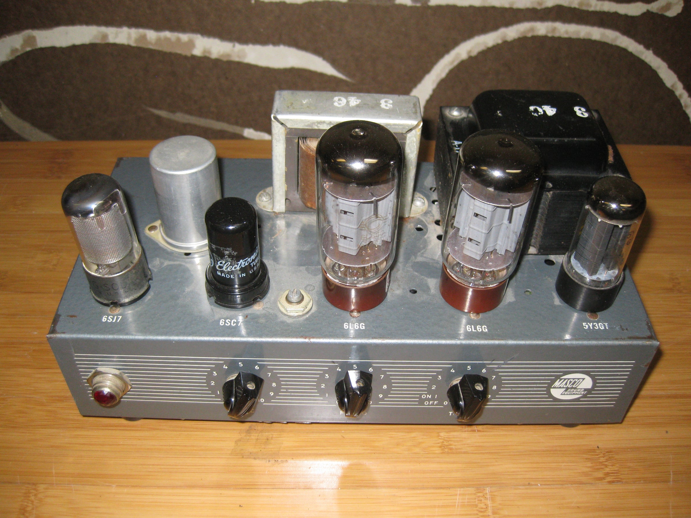 SOLD - Masco ME-18 PA Harmonica Harp Amp 1950s