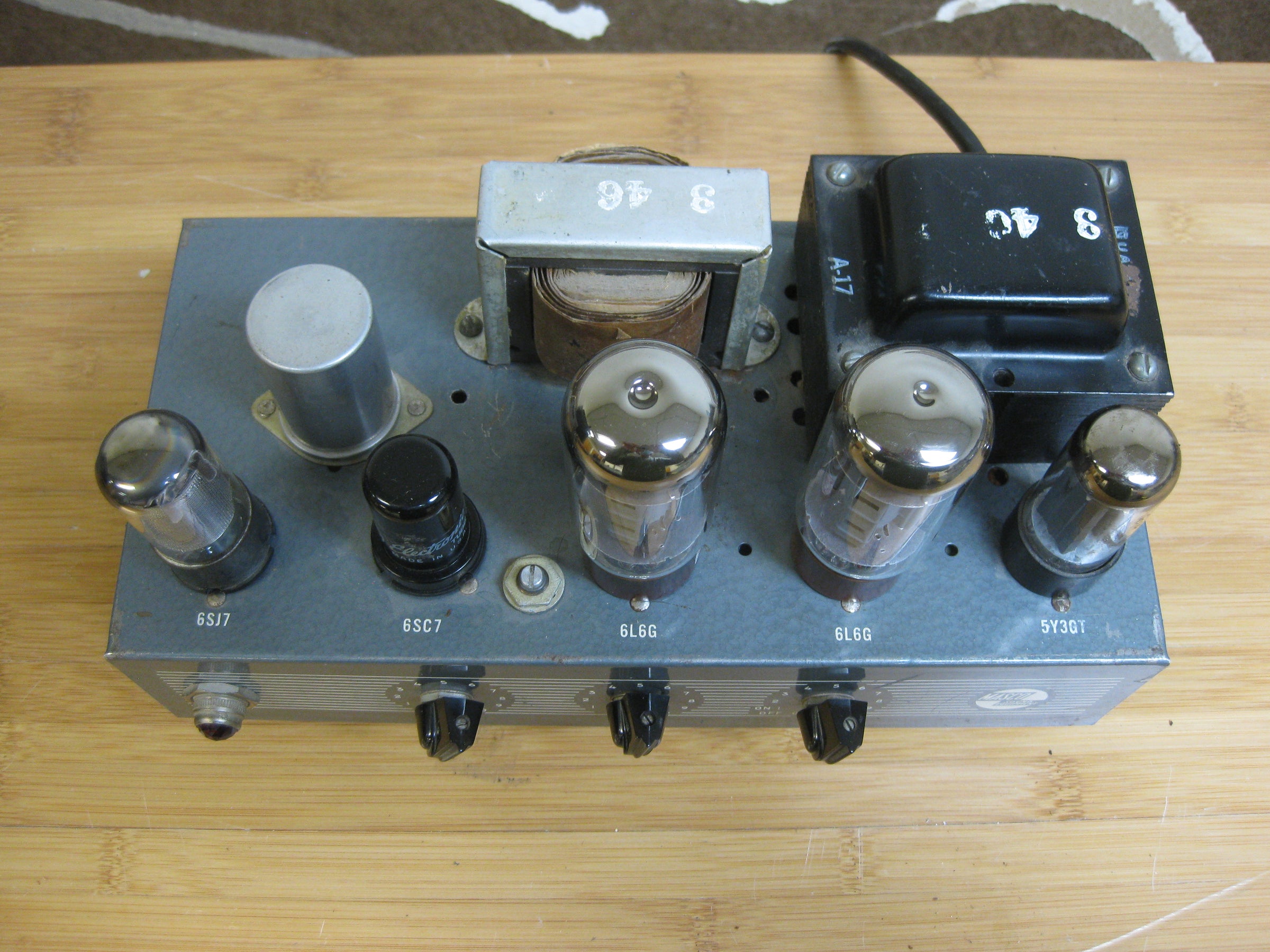 SOLD - Masco ME-18 PA Harmonica Harp Amp 1950s