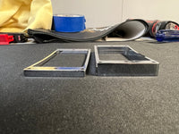 Chromed metal humbucker rings curved bottom Les Paul - Mahar's Vintage Guitars