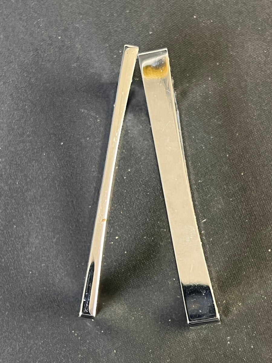 Chromed metal humbucker rings curved bottom Les Paul - Mahar's Vintage Guitars