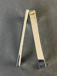 Chromed metal humbucker rings curved bottom Les Paul - Mahar's Vintage Guitars