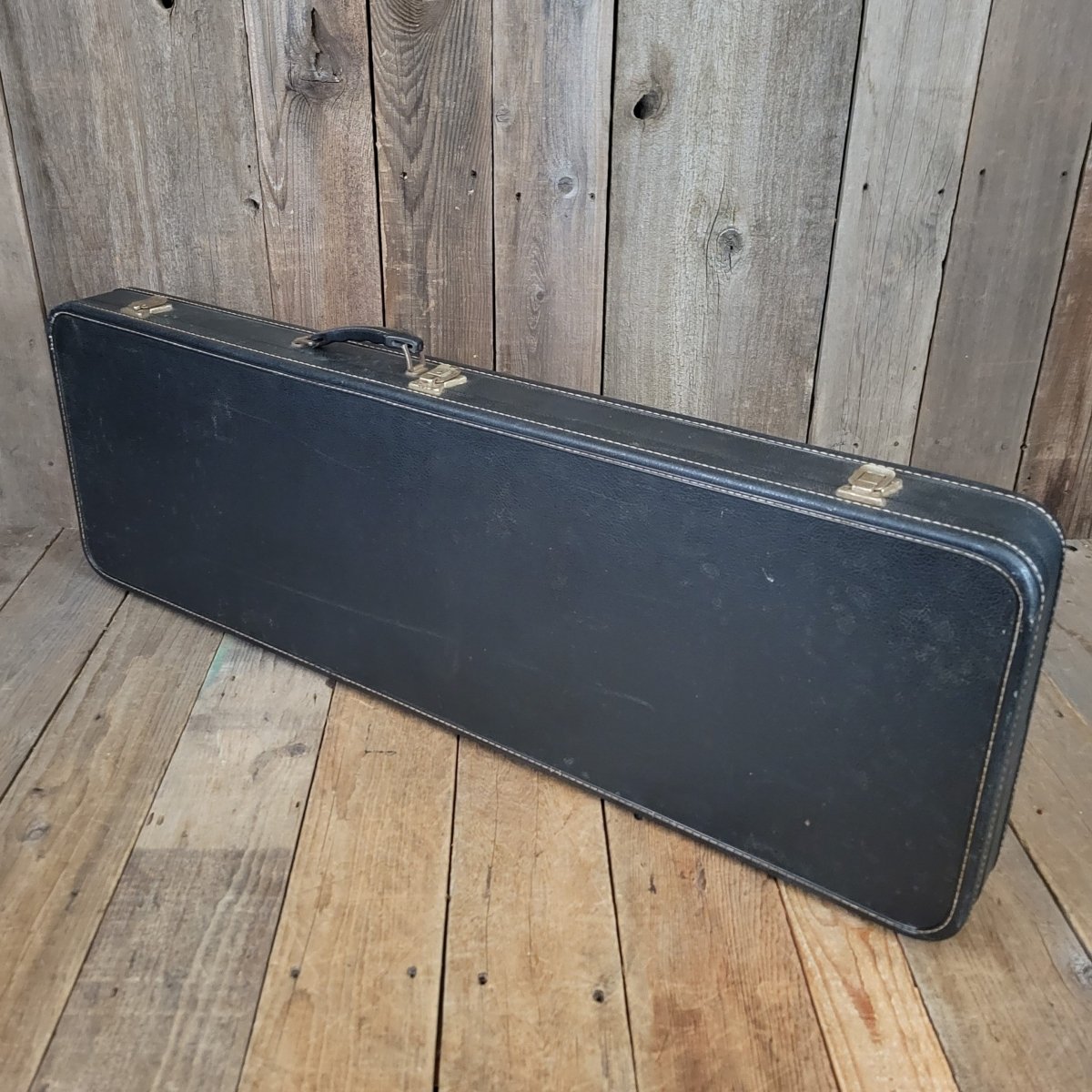 Gibson SG Les Paul Case 1960s Rectangle Black Gold - Mahar's Vintage Guitars