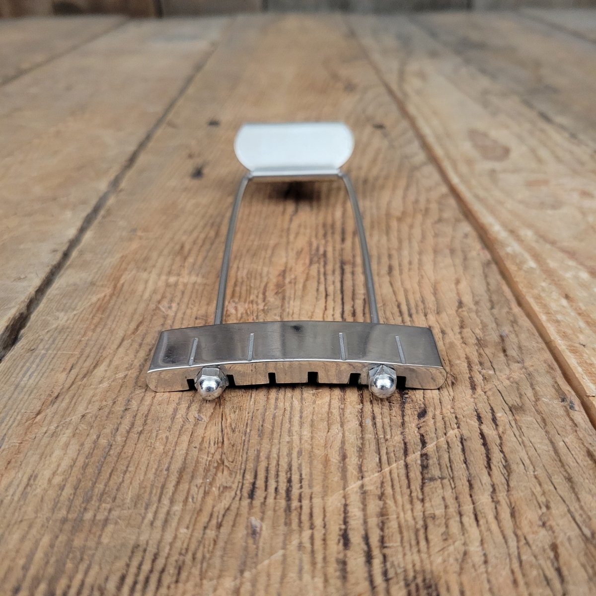 Kay 1950s Harmony Trapeze Tailpiece - Chrome - Mahar's Vintage Guitars