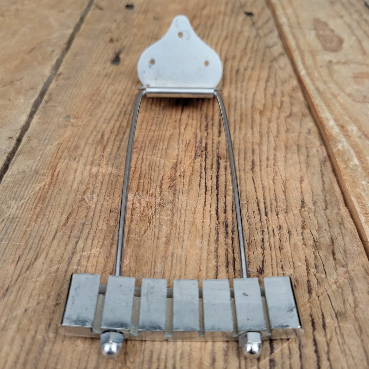 Kay 1950s Harmony Trapeze Tailpiece - Chrome - Mahar's Vintage Guitars