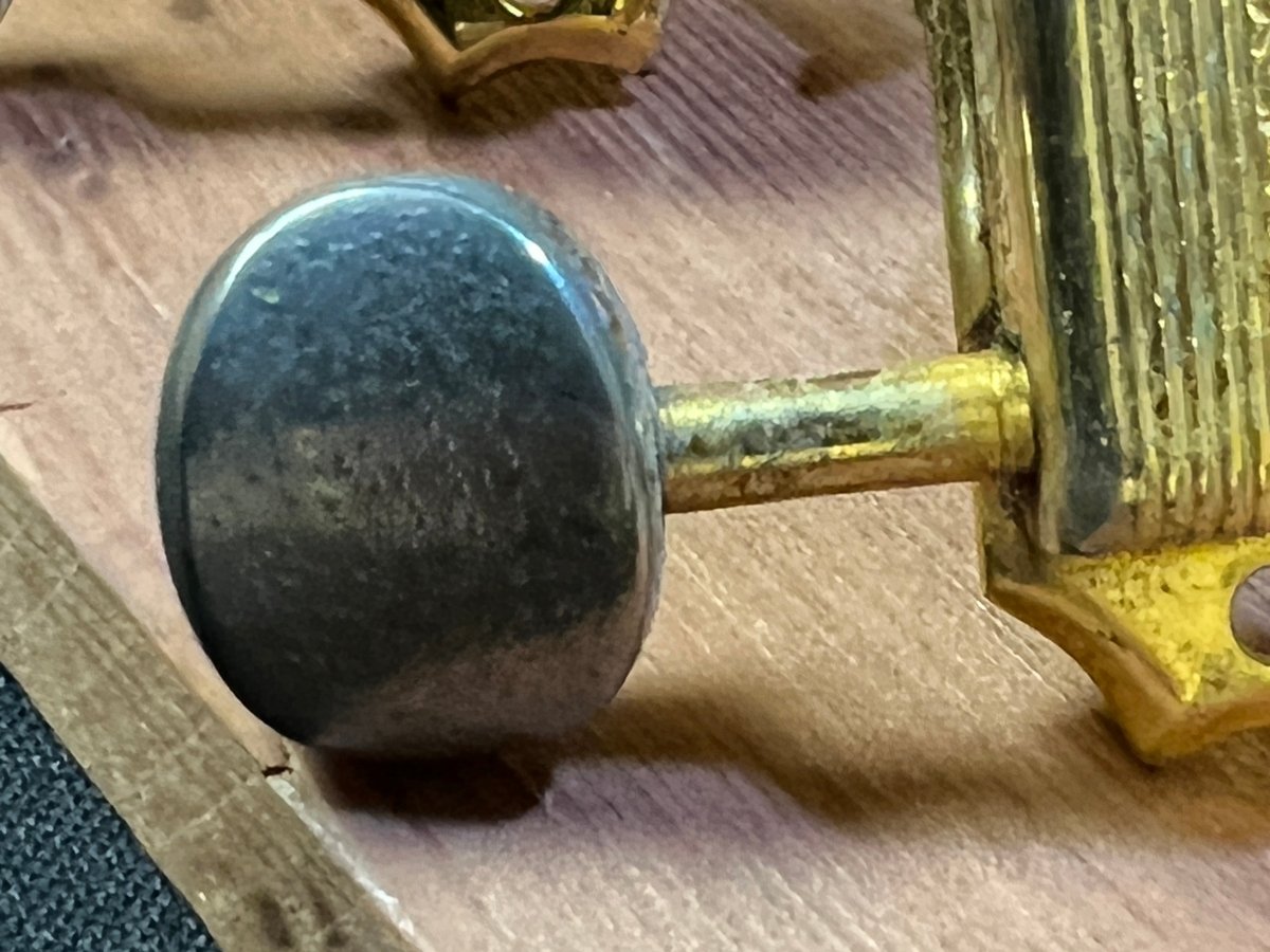 Kluson Deluxe Single Line Tuners Gold 1958 - 1964 Gibson Gretsch Martin - Mahar's Vintage Guitars