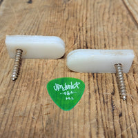 Silvertone Amplifier Model 1484 Twin Twelve Head Stop Holders - 1960s - Mahar's Vintage Guitars