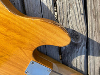 SOLD - Danocaster '72 Thinline 2020 Fender CuNiFe pickup loaded - Mahar's Vintage Guitars
