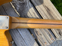 SOLD - Danocaster '72 Thinline 2020 Fender CuNiFe pickup loaded - Mahar's Vintage Guitars