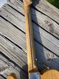 SOLD - Danocaster '72 Thinline 2020 Fender CuNiFe pickup loaded - Mahar's Vintage Guitars