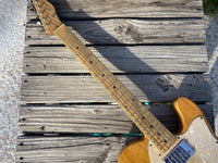 SOLD - Danocaster '72 Thinline 2020 Fender CuNiFe pickup loaded - Mahar's Vintage Guitars