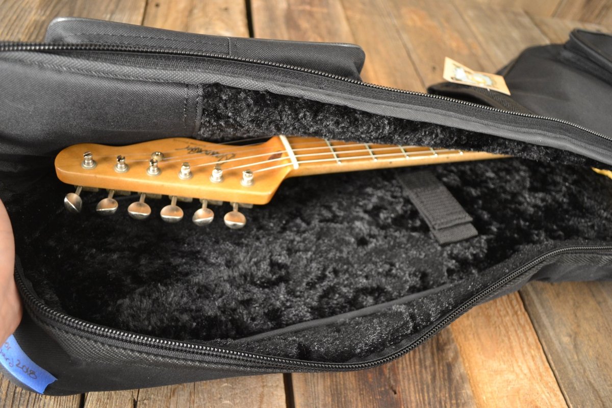 SOLD - Danocaster Blackguard 2018 Budz pickups 6lb 9oz - Mahar's Vintage Guitars