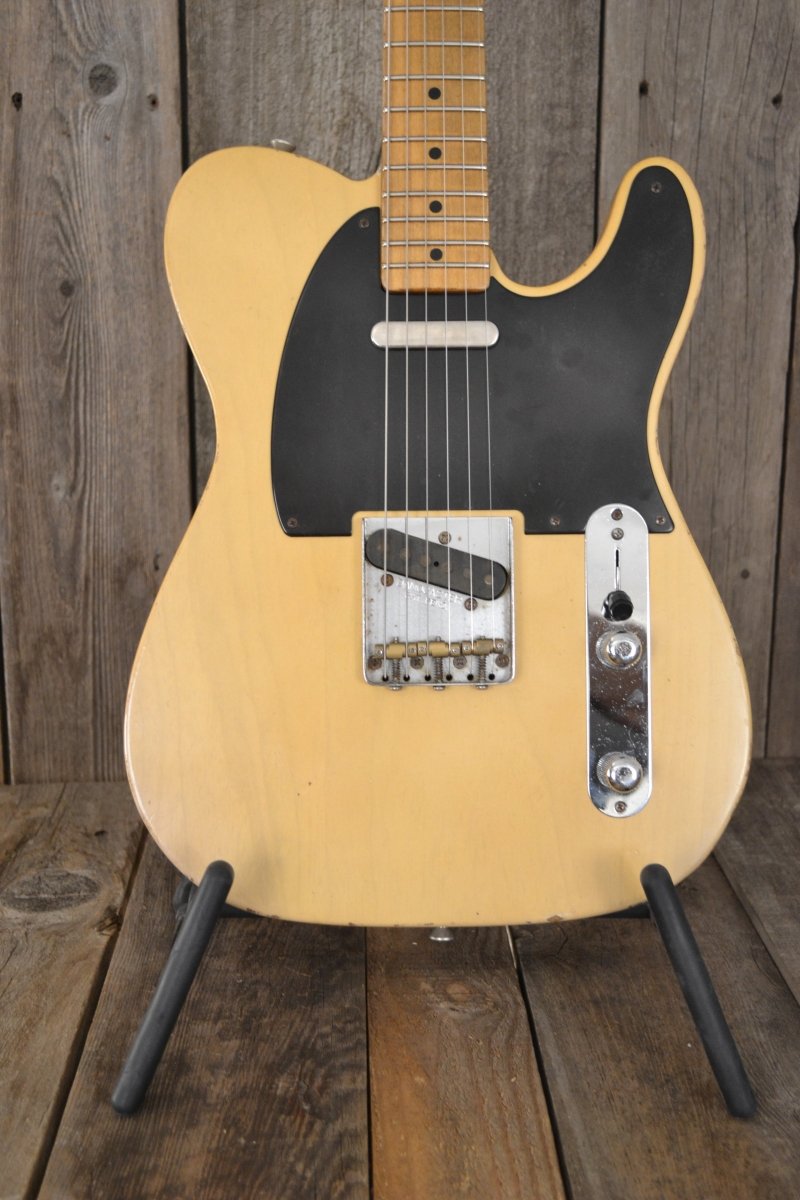 SOLD - Danocaster Blackguard 2018 Budz pickups 6lb 9oz - Mahar's Vintage Guitars