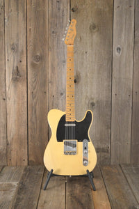 SOLD - Danocaster Blackguard 2018 Budz pickups 6lb 9oz - Mahar's Vintage Guitars