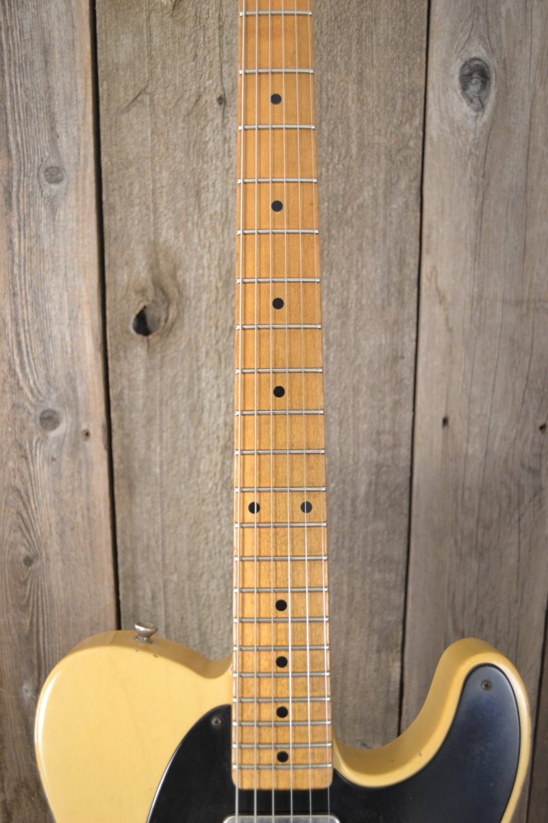 SOLD - Danocaster Blackguard 2018 Budz pickups 6lb 9oz - Mahar's Vintage Guitars