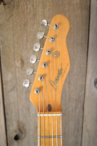 SOLD - Danocaster Blackguard 2018 Budz pickups 6lb 9oz - Mahar's Vintage Guitars