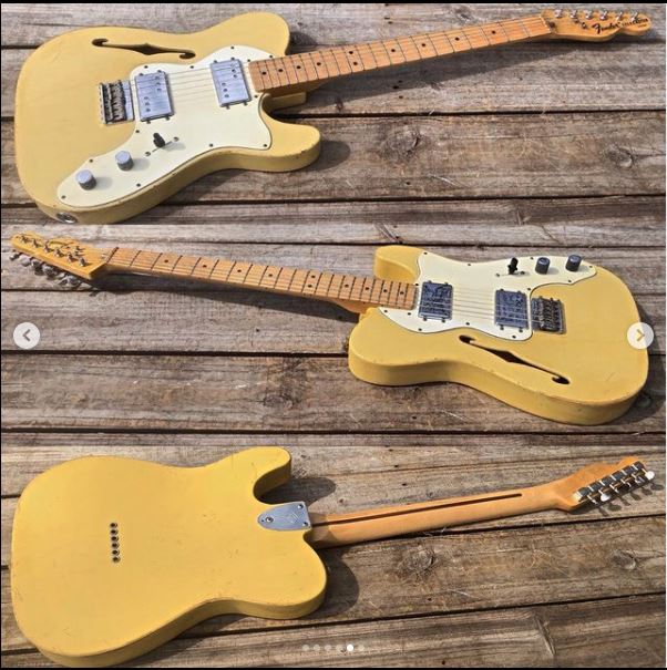 SOLD - Danocaster Pre Freakin" Era Fender 72 Thinline Circa 2001 - Mahar's Vintage Guitars