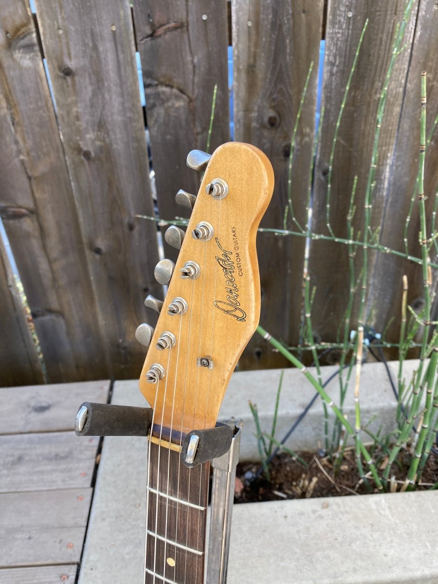 SOLD - Danocaster Single Cut 2020 Inca Silver - Mahar's Vintage Guitars