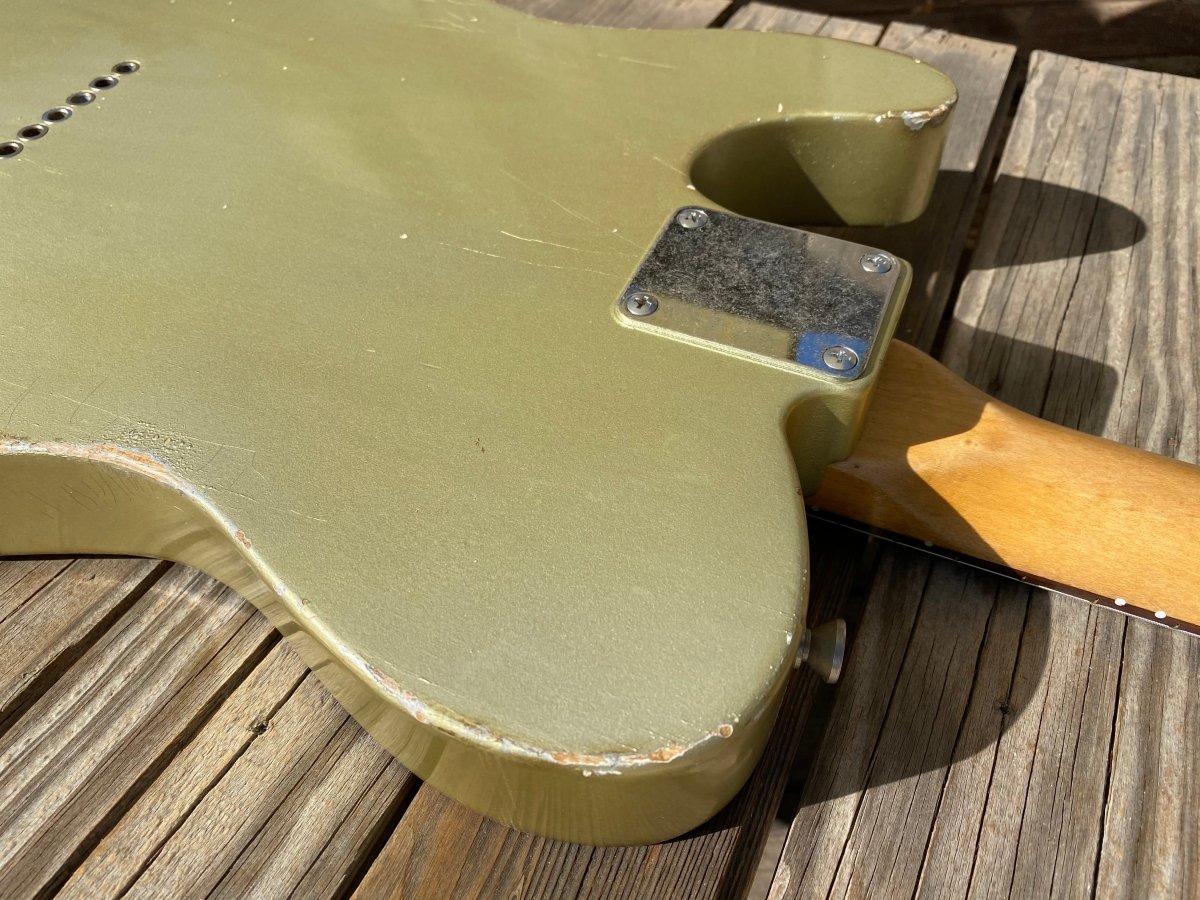 SOLD - Danocaster Single Cut 2020 Inca Silver - Mahar's Vintage Guitars