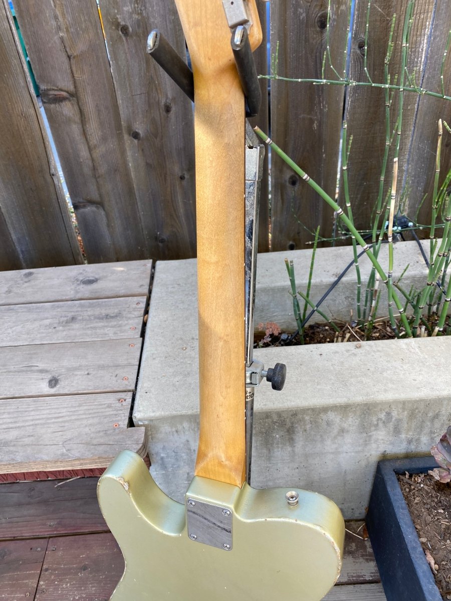 SOLD - Danocaster Single Cut 2020 Inca Silver - Mahar's Vintage Guitars