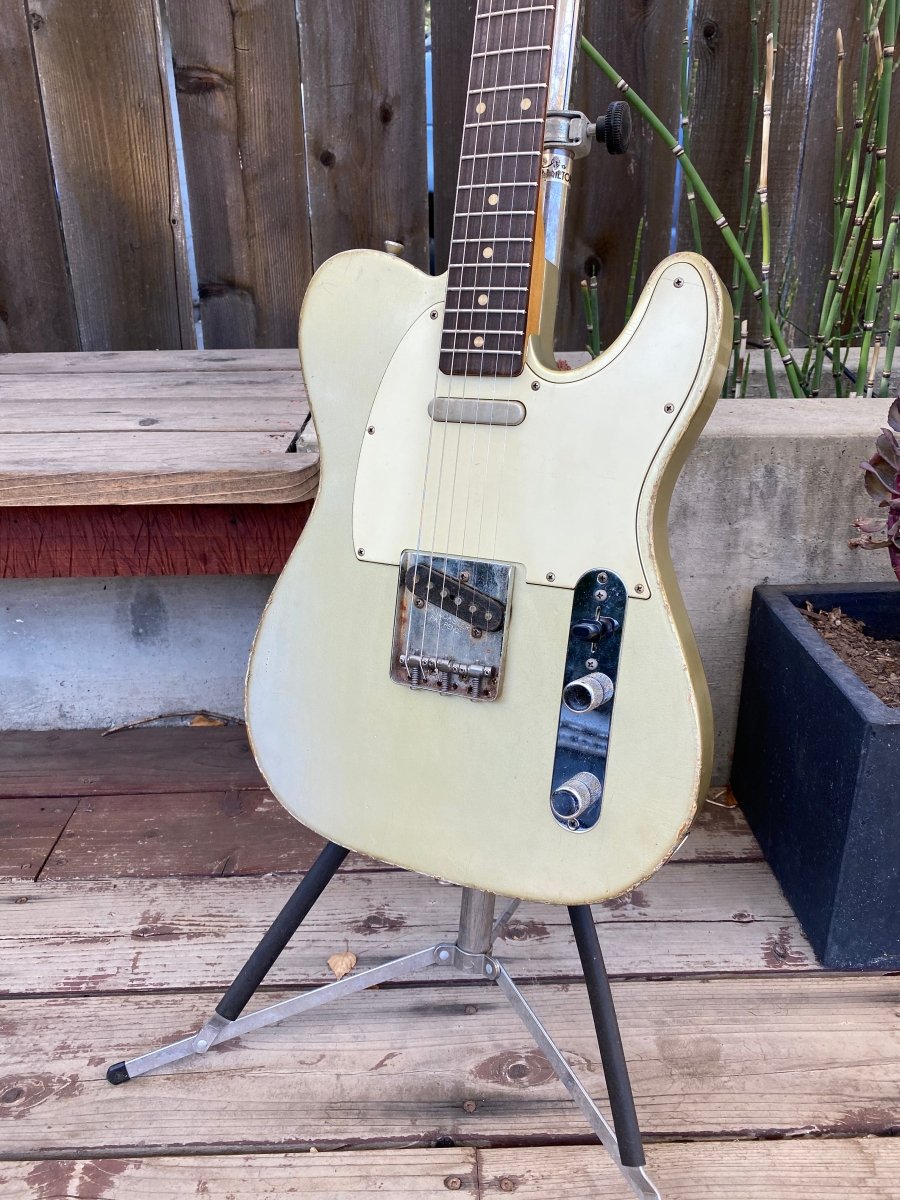 SOLD - Danocaster Single Cut 2020 Inca Silver - Mahar's Vintage Guitars