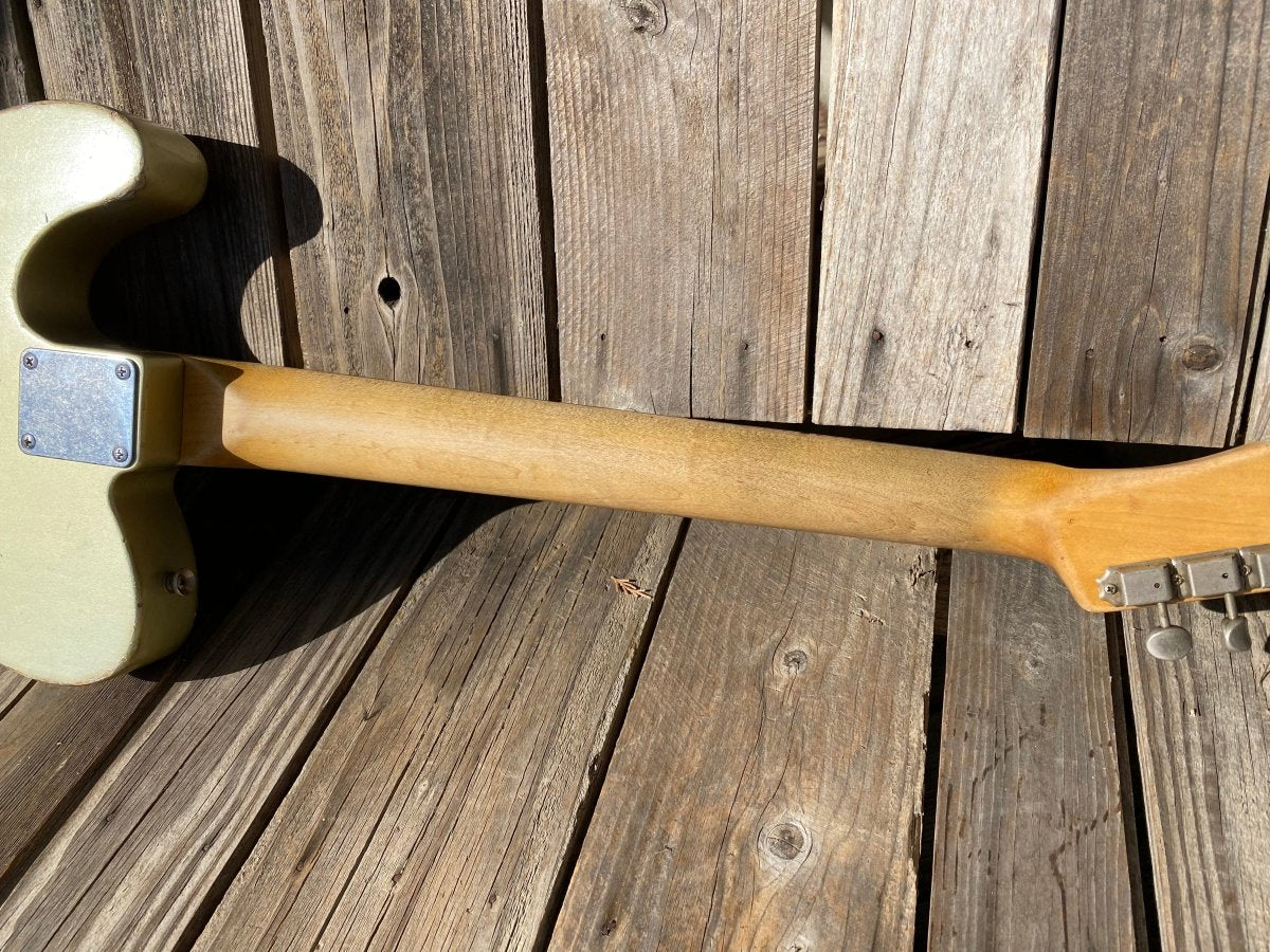 SOLD - Danocaster Single Cut 2020 Inca Silver - Mahar's Vintage Guitars