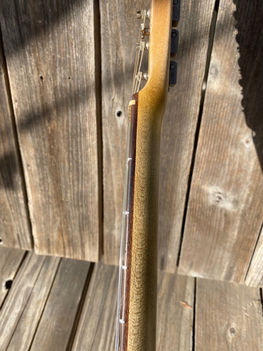 SOLD - Danocaster Single Cut 2020 Inca Silver - Mahar's Vintage Guitars