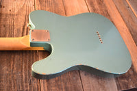 SOLD - Danocaster Singlecut Aquamarine 2020 with P - 90 6lb 8oz - Mahar's Vintage Guitars