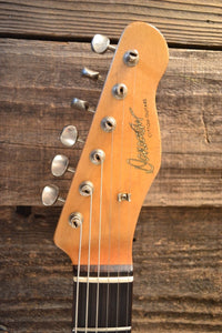 SOLD - Danocaster Singlecut Aquamarine 2020 with P - 90 6lb 8oz - Mahar's Vintage Guitars