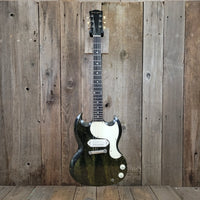 SOLD - Dwight Juke by Clive Brown SG Jr style Korina custom build - Mahar's Vintage Guitars