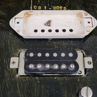 SOLD - Dwight Juke by Clive Brown SG Jr style Korina custom build - Mahar's Vintage Guitars